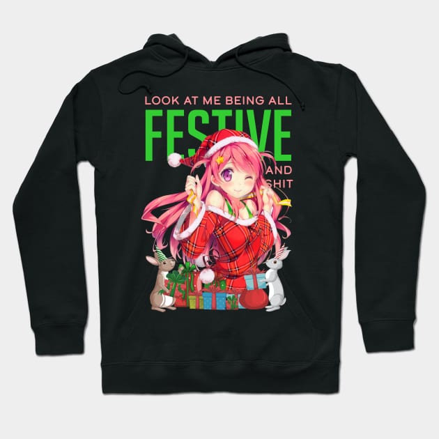 Look at Me Senpai Hoodie by emodist